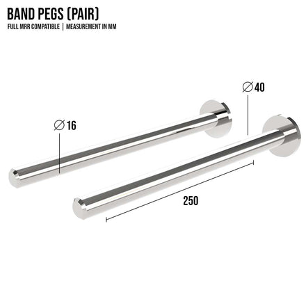 Band Pegs | MRR Compatible, Pair - Strength Shop