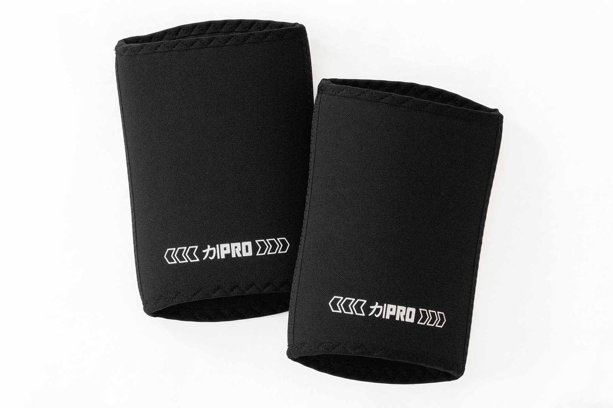 7mm PRO LITE Elbow Sleeves - Hybrid Extra Stiff/Regular Neoprene- FinalRep Approved - Strength Shop