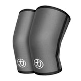 7mm Inferno Neoprene Knee Sleeves, Grey – IPF Approved (Pair) - Strength Shop