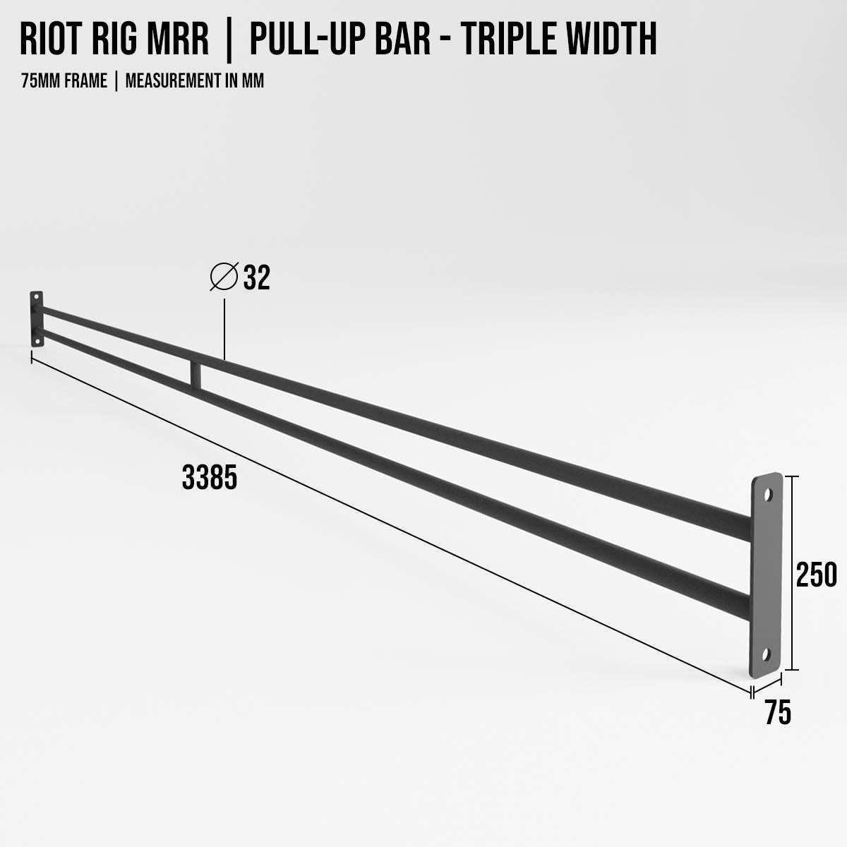 Riot Rig MRR | Pull-Up Bars - Structural Pull-up Bars - Strength Shop