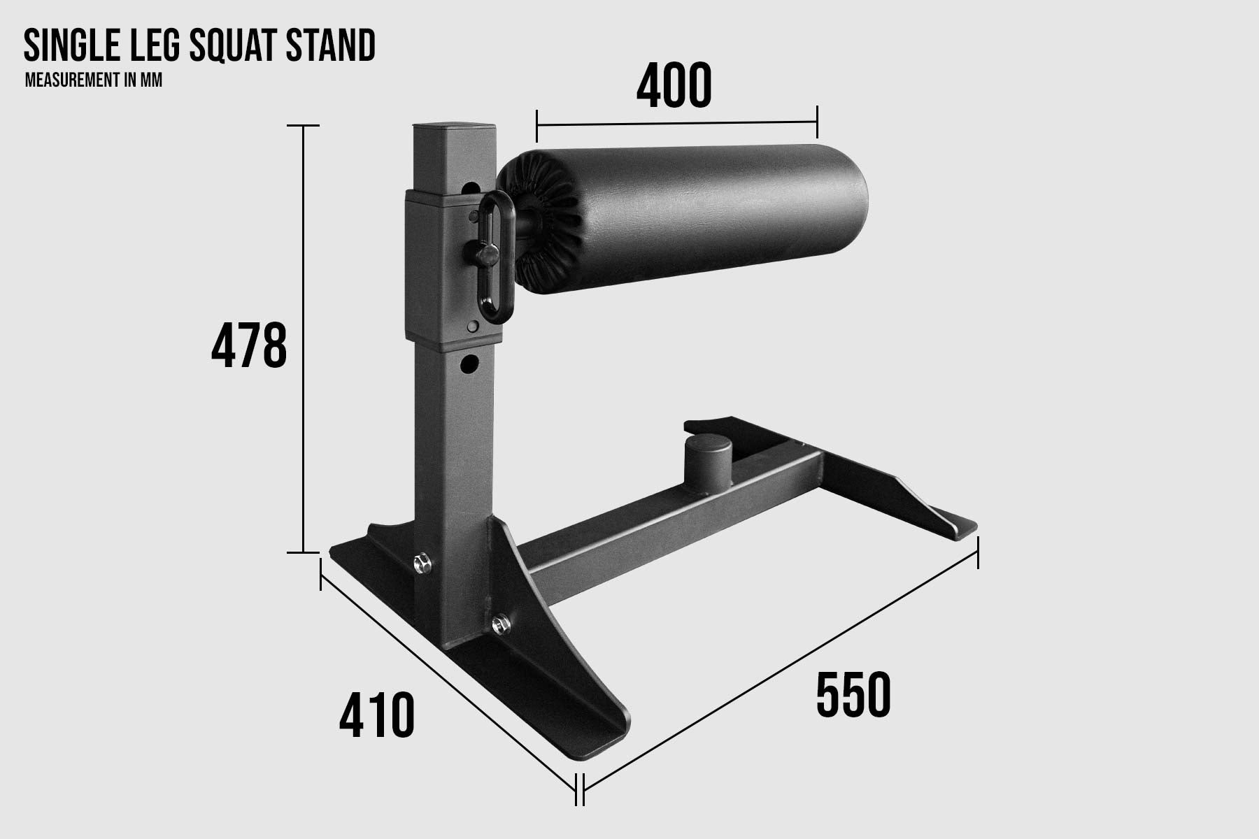 Adjustable Bulgarian Squat Stand / Single Leg Squat Stand - Strength Shop