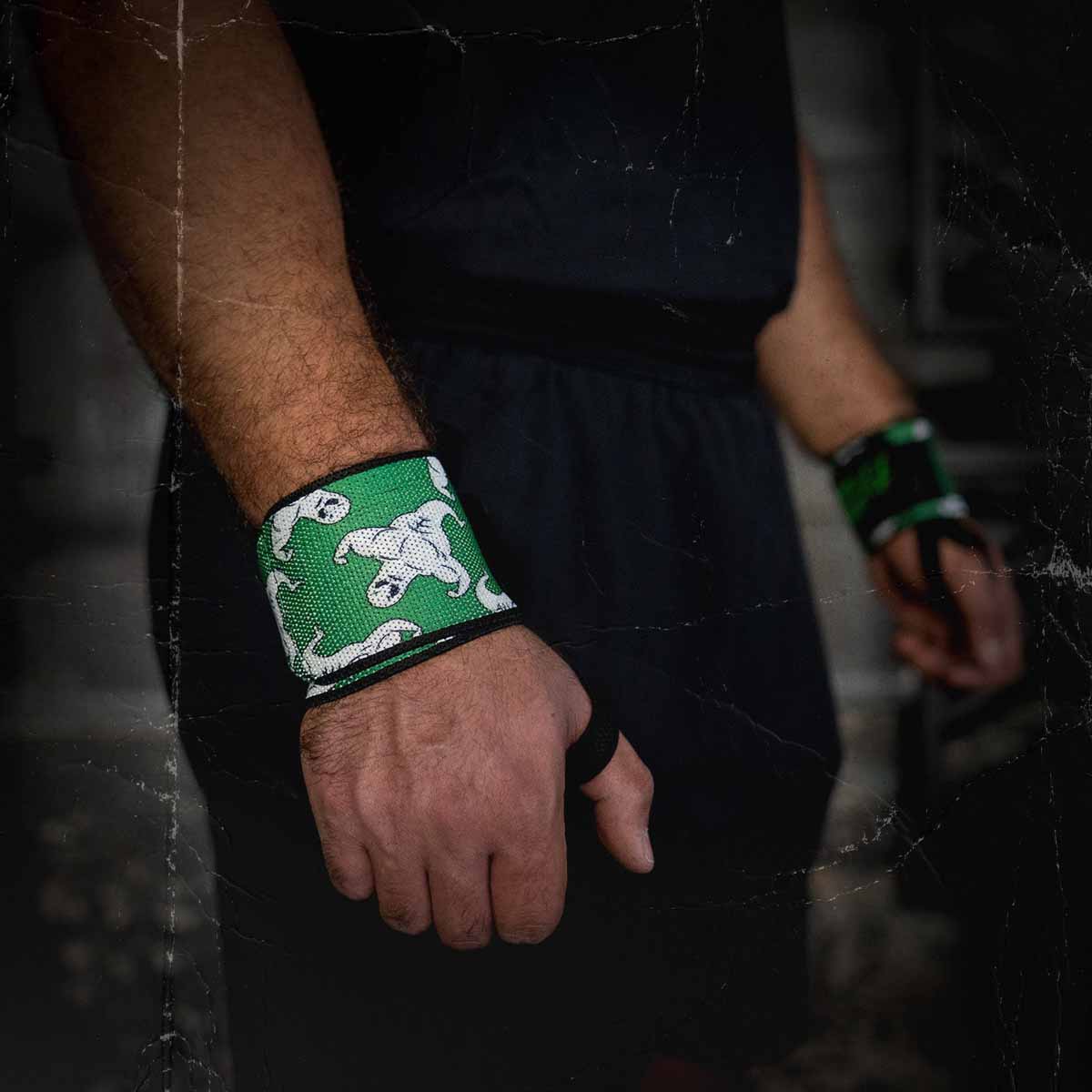 Medium Wrist Wraps, Ghost - IPF Approved, 30cm/60cm - Strength Shop