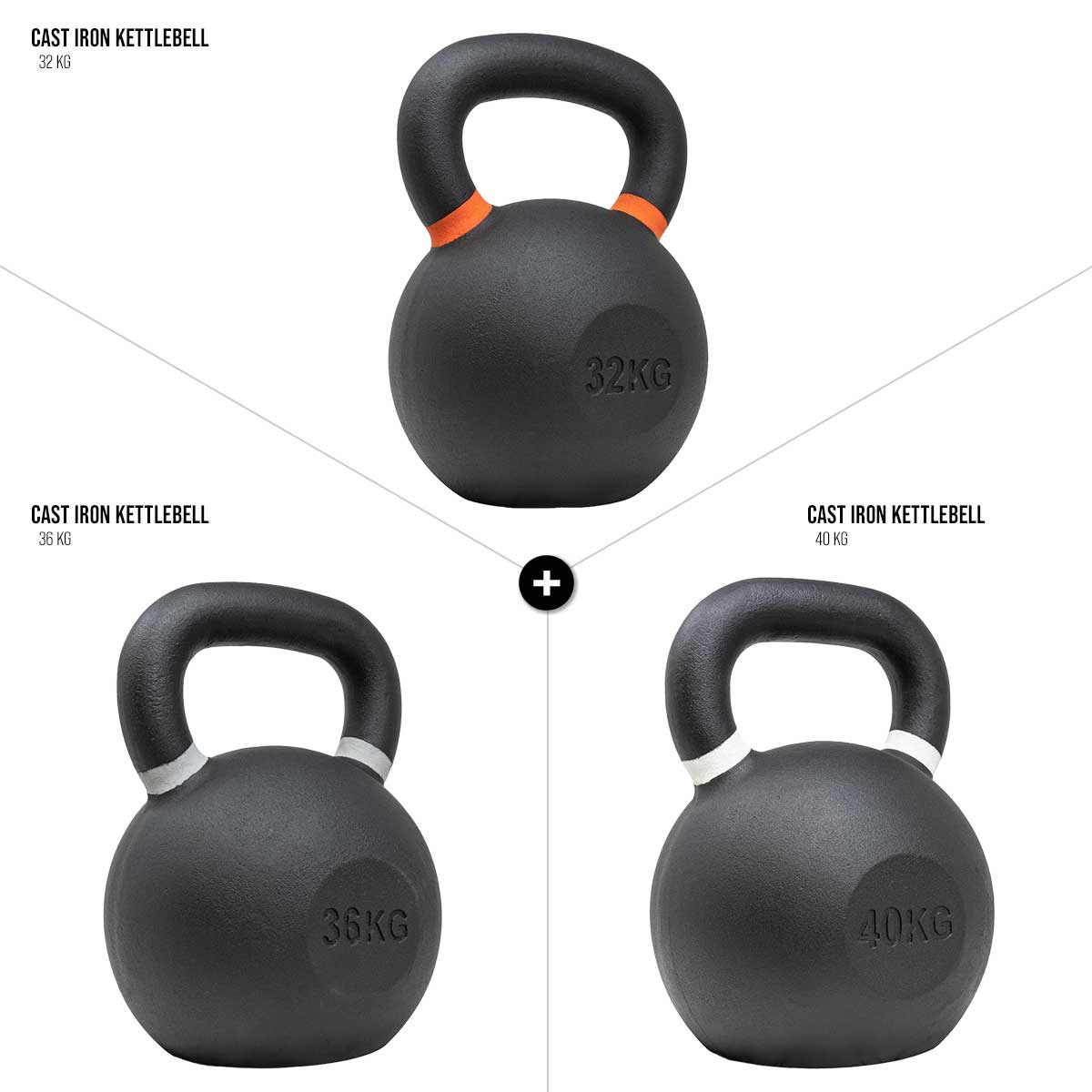 Strength Shop Cast Iron Kettlebell Sets - Strength Shop