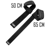 Stealth Black PRO Lifting Straps, 50cm or 65cm - Strength Shop