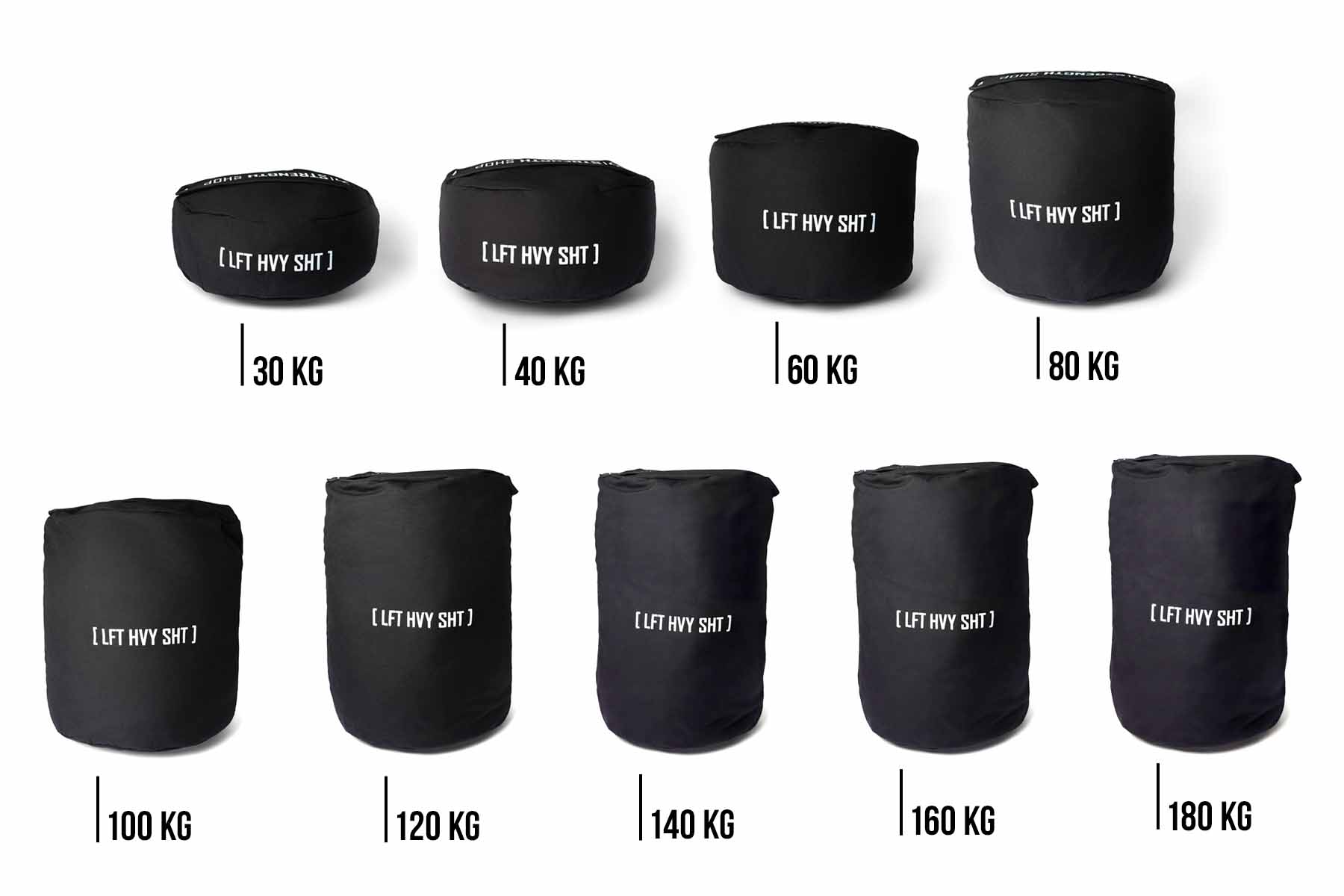 Strength Shop Strongman Sandbags V3 – 1050D Cordura (30–180 kg) - Strength Shop