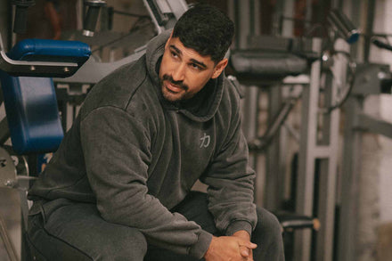 Home of Strength - Hoodie, Stone-Washed Grey - Strength Shop