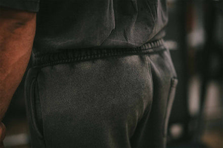 Home of Strength - Joggers, Stone-Washed Grey - Strength Shop