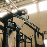Adjustable Lat Pull Down Bar w/ Heavy Duty Carabiner - Strength Shop