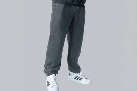 Home of Strength - Joggers, Stone-Washed Grey - Strength Shop