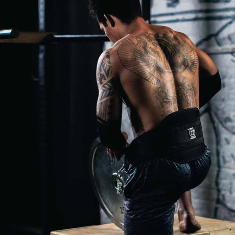 Double Ply Elbow Sleeves, Black - Strength Shop