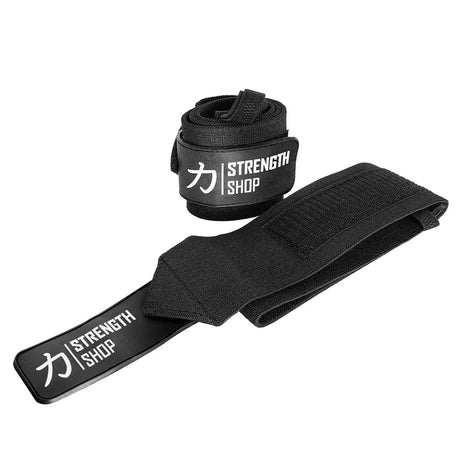 Black Wrist Wraps, Light - 30cm/60cm - Strength Shop