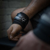 Heavy Black Wrist Wraps - IPF Approved – 60cm/90cm - Strength Shop