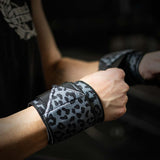 Heavy Wrist Wraps, Dark Leo, IPF Approved – 60cm/90cm - Strength Shop