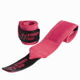 Heavy Wrist Wraps, Pink, IPF Approved – 60cm/90cm - Strength Shop