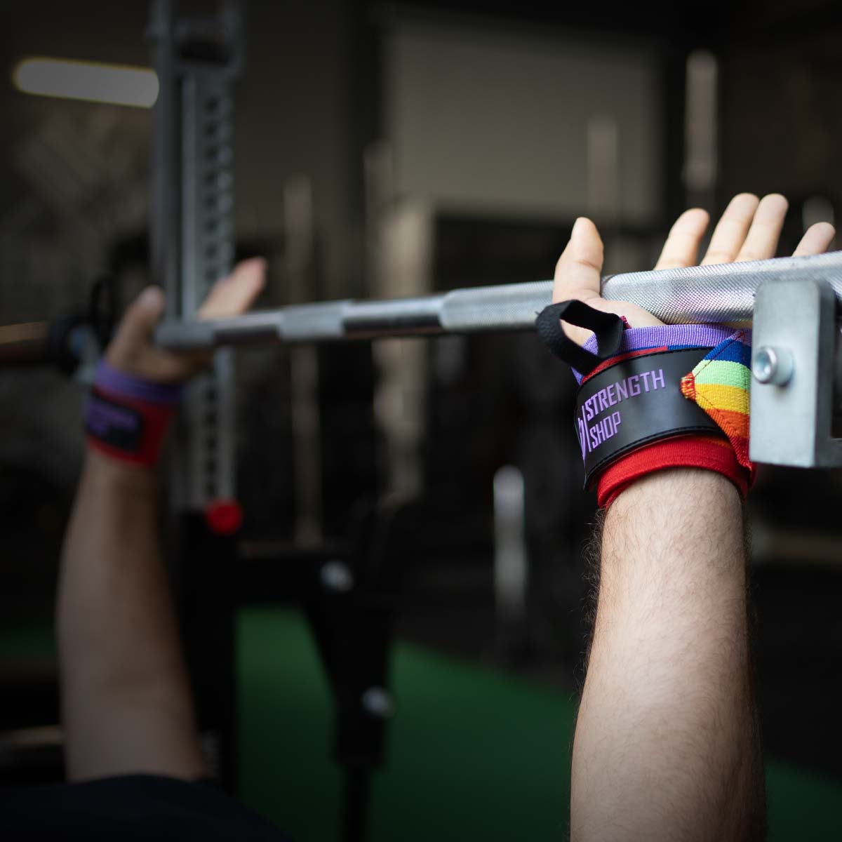 Medium Wrist Wraps, Rainbow, IPF Approved – 60cm - Strength Shop