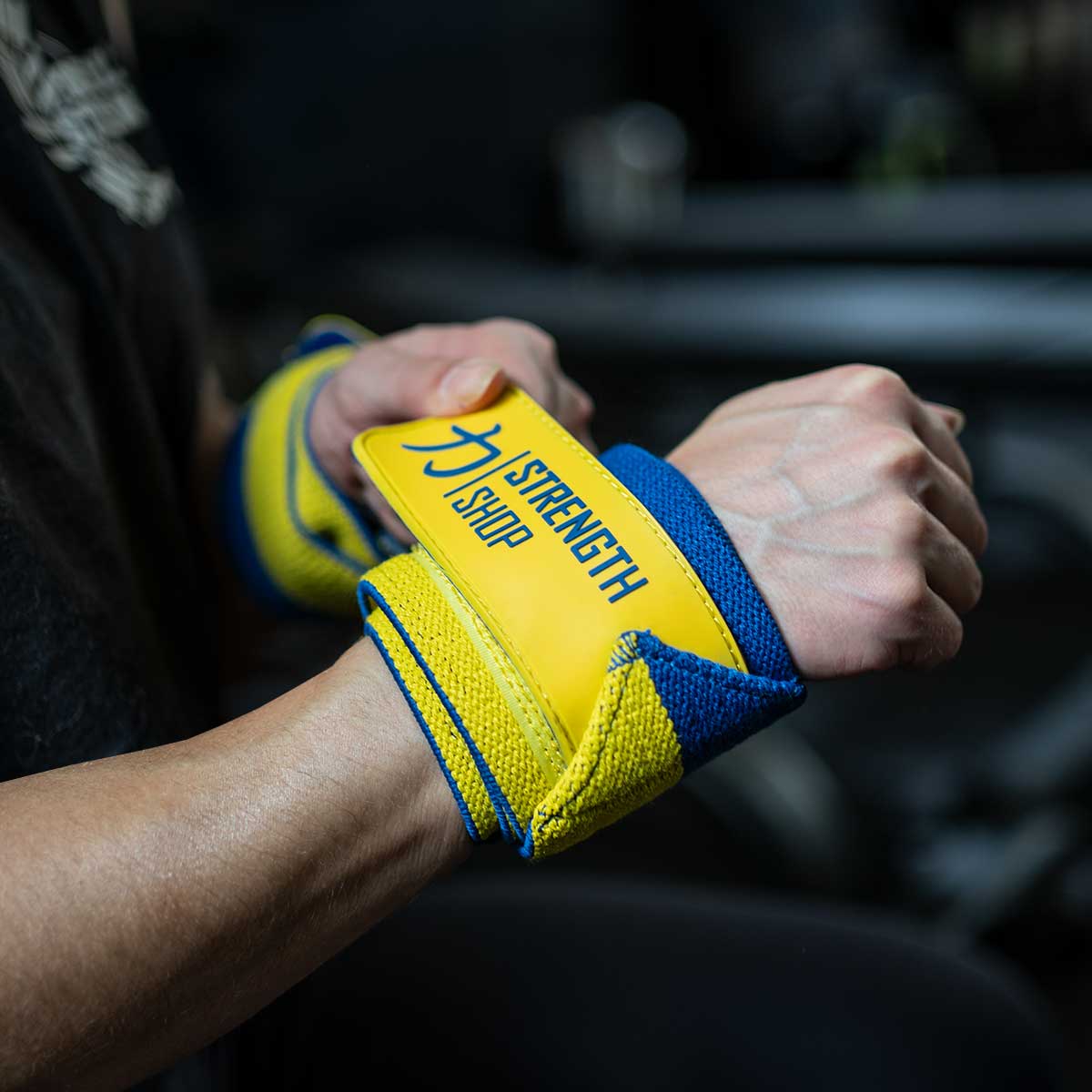 Ukraine Charity Wrist Wraps, 60cm - Medium, IPF Approved - Strength Shop