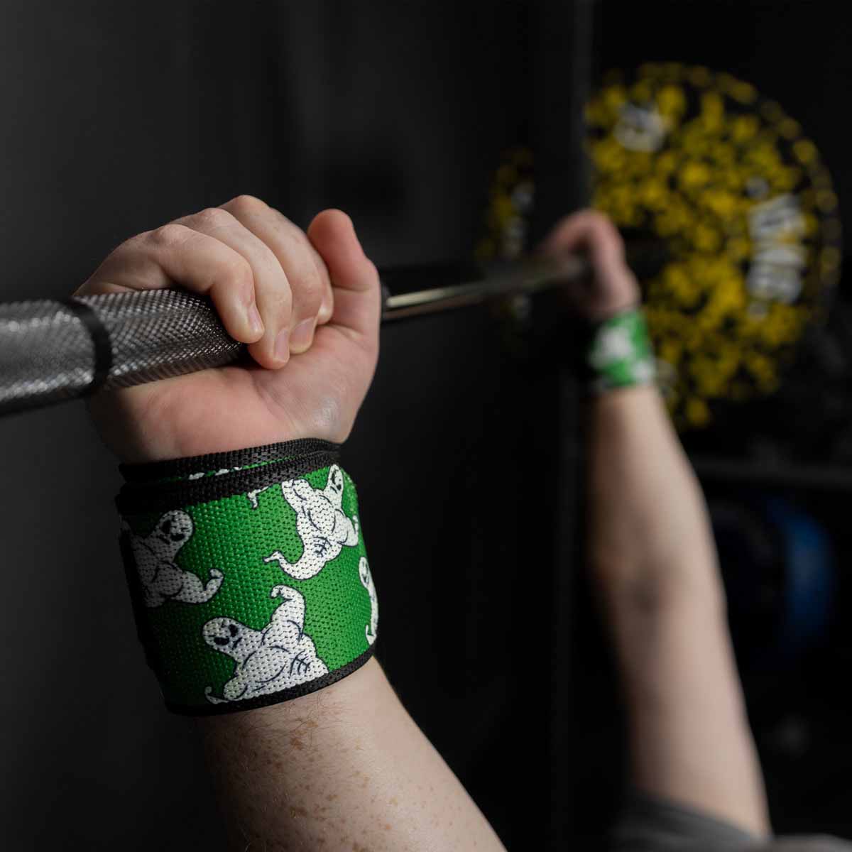 Medium Wrist Wraps, Ghost - IPF Approved, 30cm/60cm - Strength Shop