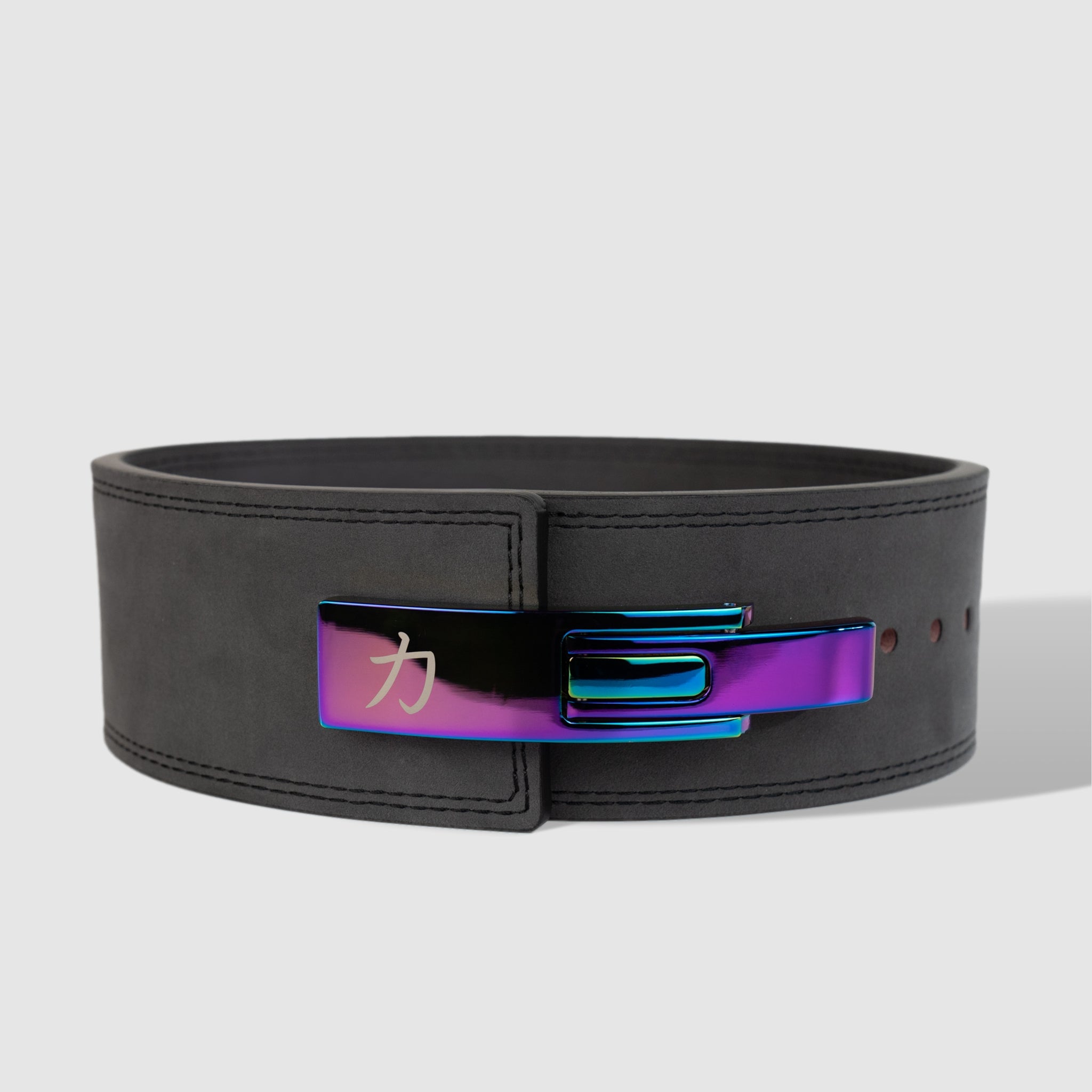 Dark Grey Lever Belt, 10mm - IPF Approved - Strength Shop