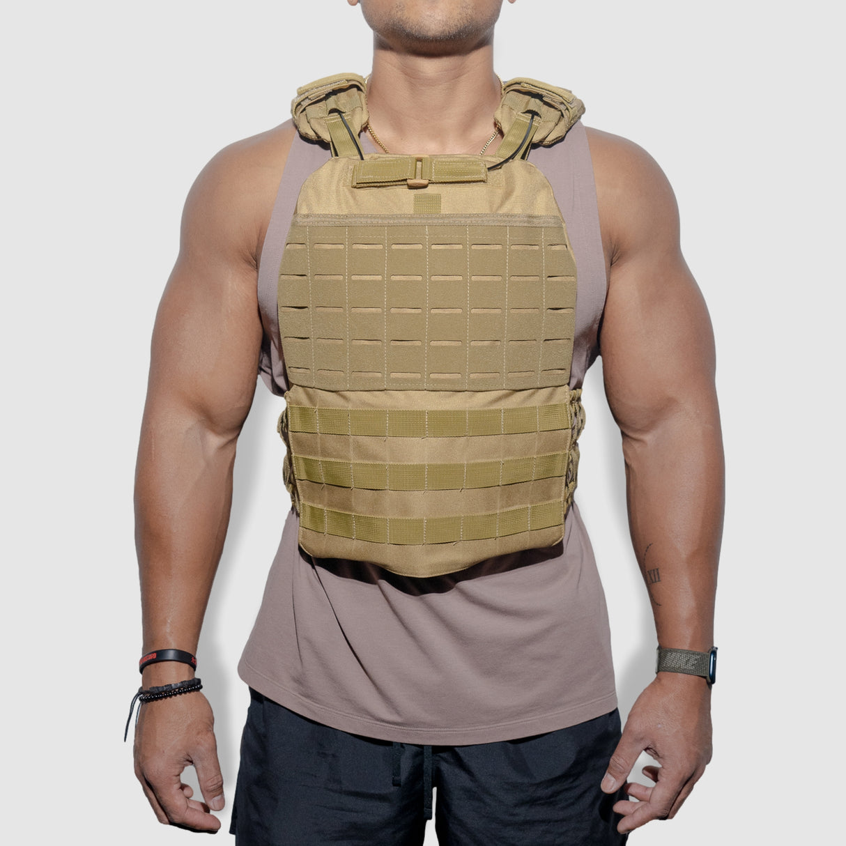 Tactical Plate Carrier Vest – 8kg, 10kg or 15kg - Strength Shop