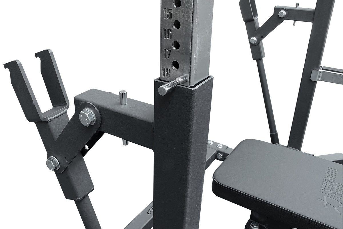 Riot Combo Rack V2 – Squat & Bench Press Combo Rack (built to IPF specifications) - Strength Shop