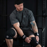 Strength Shop 7mm Inferno Neoprene Knee Sleeves - Black - IPF Approved (Pair) - Strength Shop