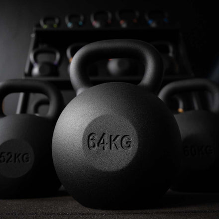 Strength Shop Gusseiserne Kettlebells - Aus Einem Guss, Pulverbeschichtet, 4-64KG