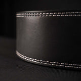 Embossed Black Lever Belt, 13mm - IPF Approved - Strength Shop