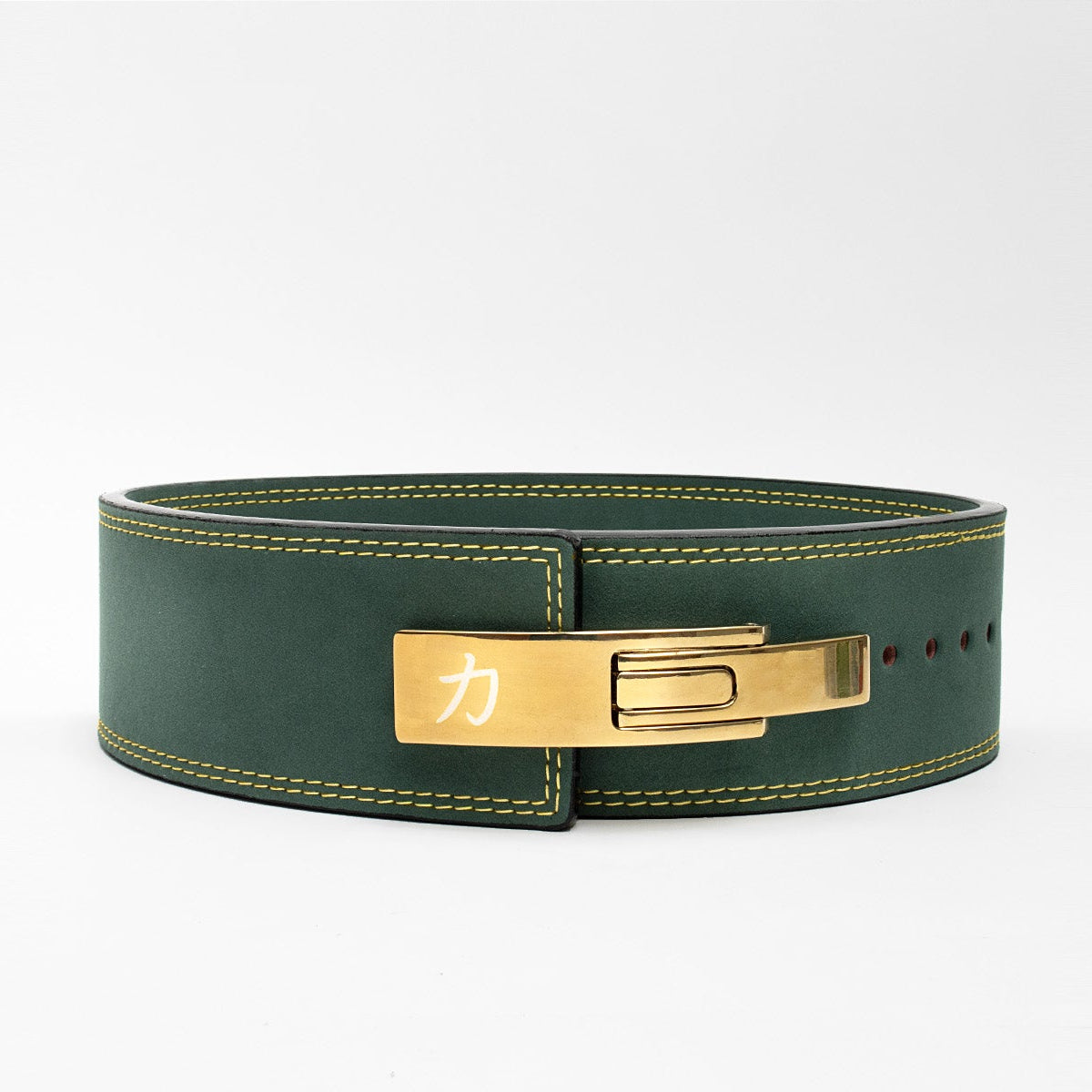 Vintage Green Lever Belt, 13mm - IPF Approved - Strength Shop