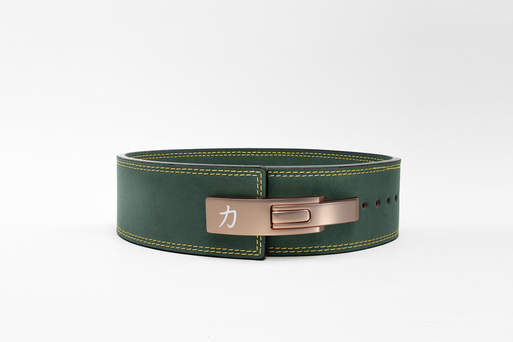 Vintage Green Lever Belt, 13mm - IPF Approved - Strength Shop