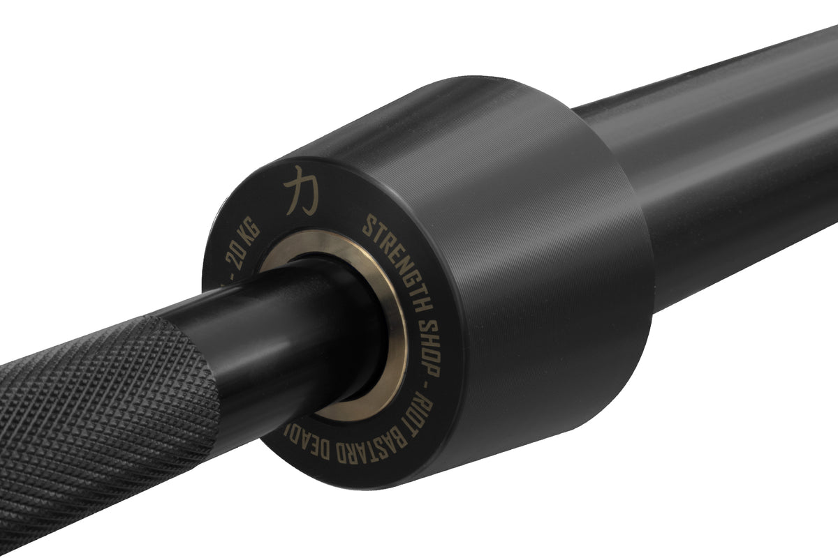 Riot Deadlift Bar, 20 kg - Black Chrome - Strength Shop