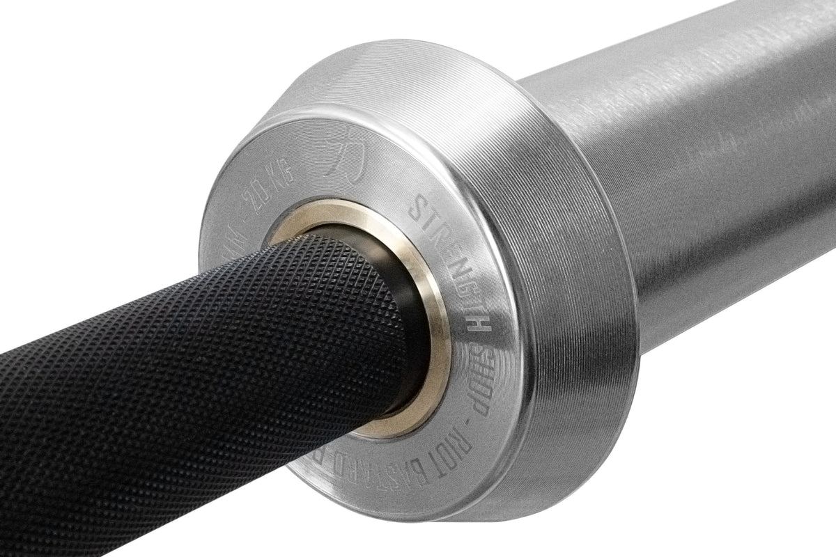 Riot Power Bar, 20 kg - Black Chrome - Strength Shop