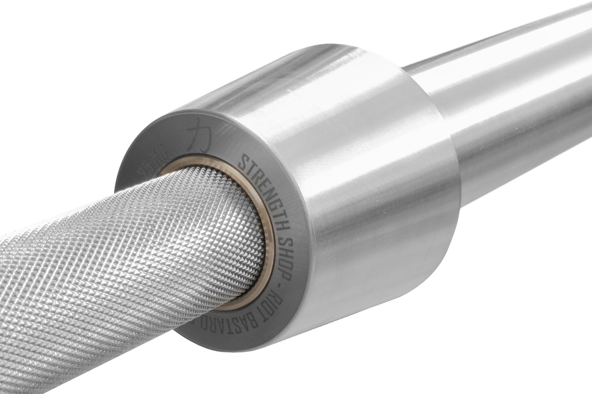 Riot Squat Bar - 35mm, 25 kg - Fully Knurled - Strength Shop