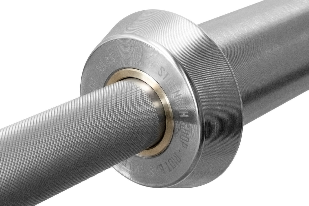Riot Training Bastard Power Bar, 20 kg - Calibrated - Stainless Steel (Square Knurl) IPF approved - Strength Shop