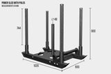 4-Pole Power Sled – Competition Push & Pull Sled