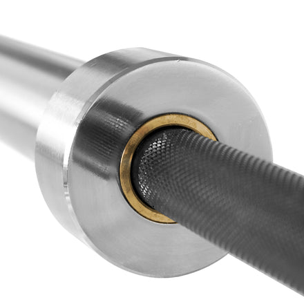 B-WARE Original 2029 Power Bar, Black Shaft & Chrome Sleeves - Strength Shop