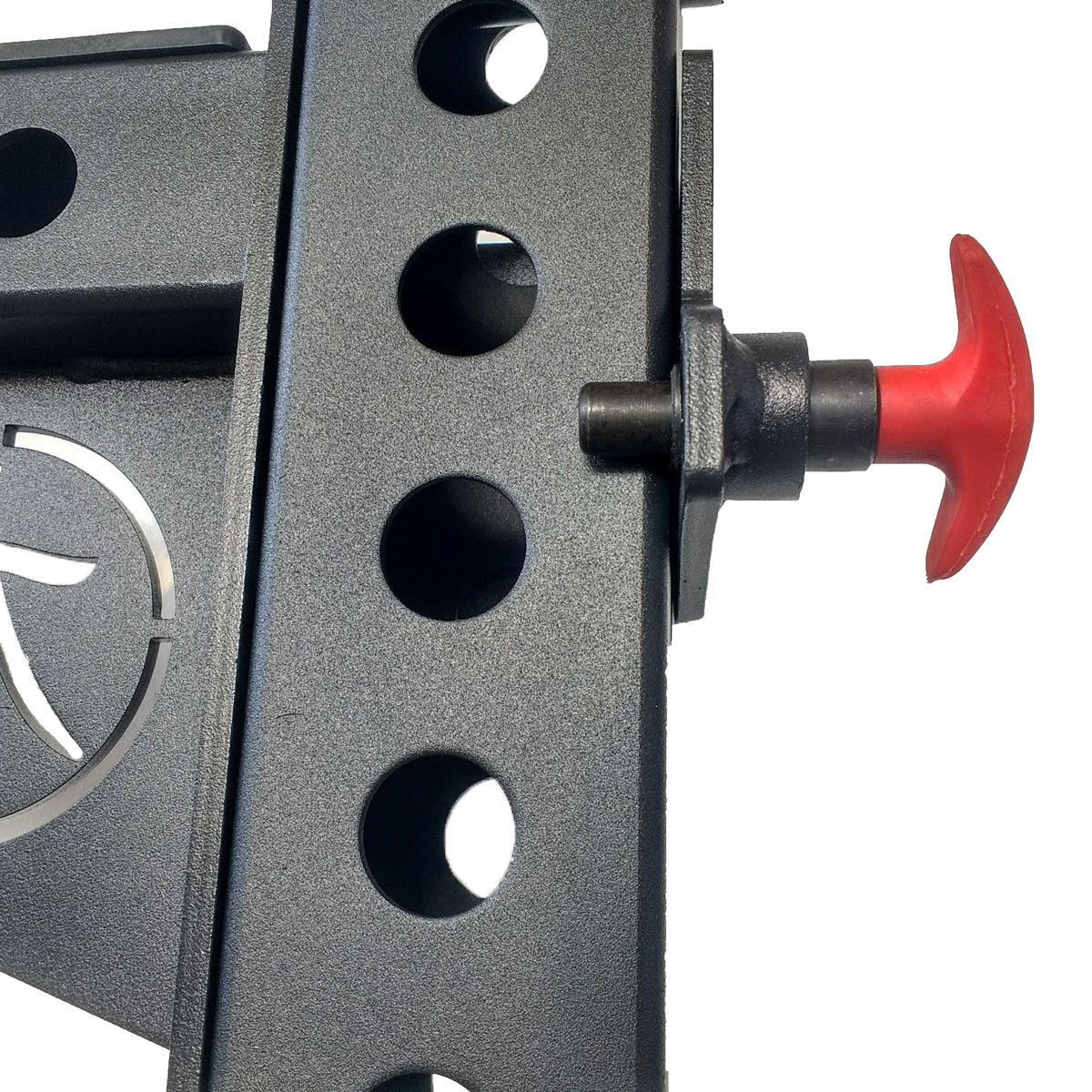 B-WARE Heavy Duty Safeties for Riot Cages, With Front Pin - 1 Pair (75MM) - Strength Shop