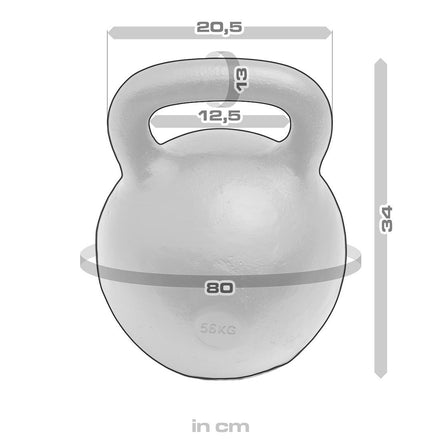 Strength Shop Cast Iron Kettlebells - Single Mould, Powder Coated, 4-64KG - Strength Shop